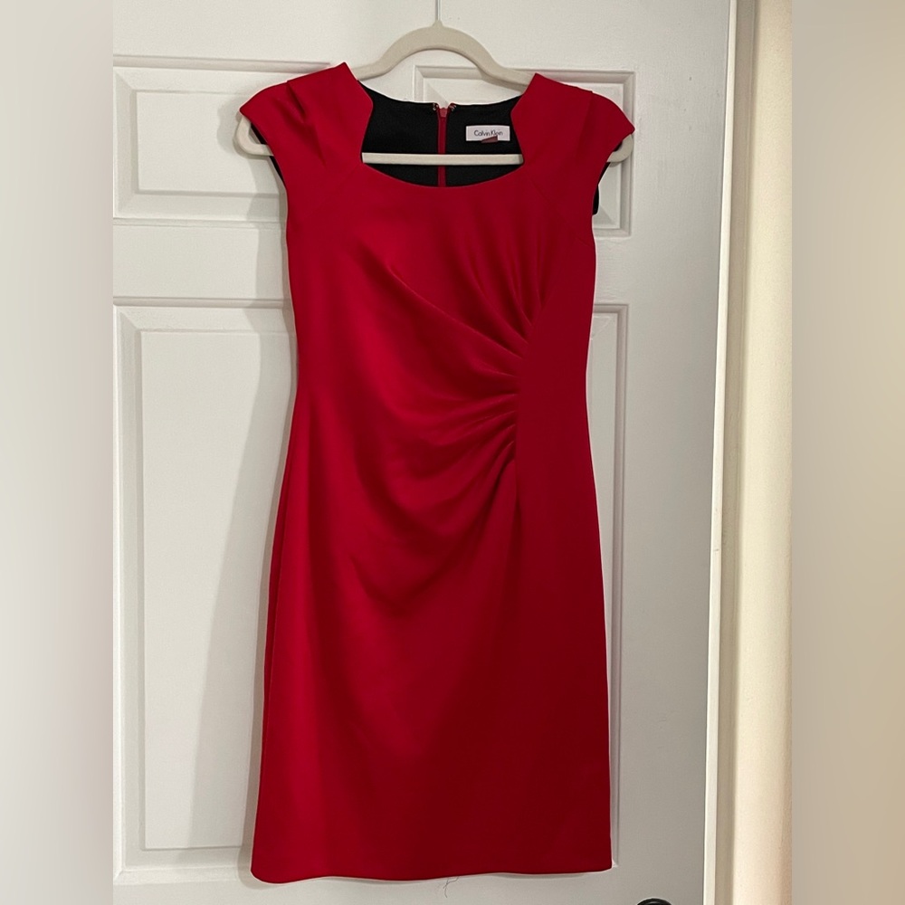 Calvin Kleins Red Dress